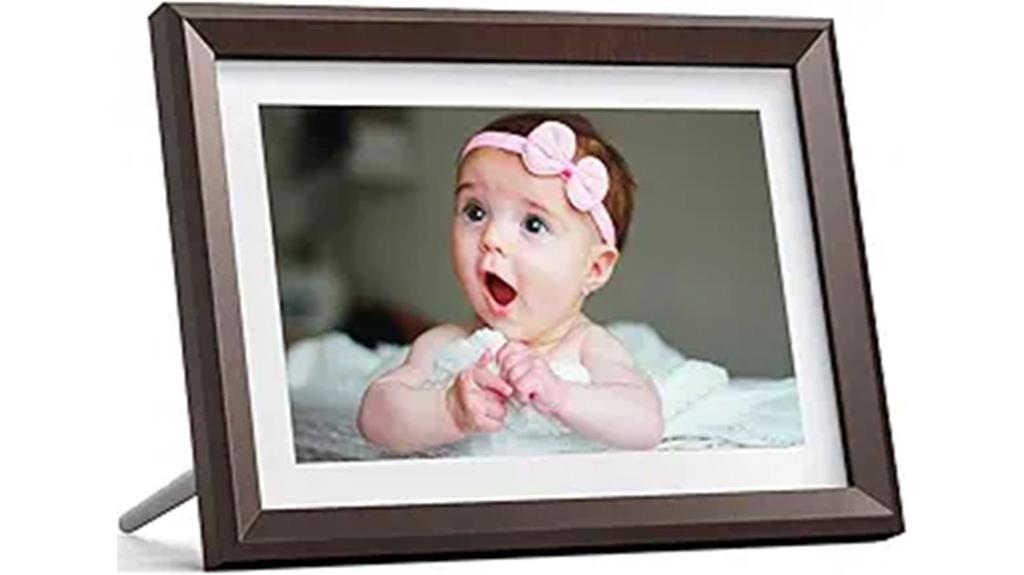 10 inch touchscreen photo frame