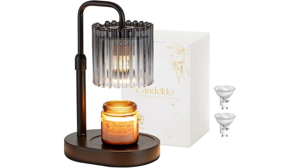 adjustable dimmable candle lamp