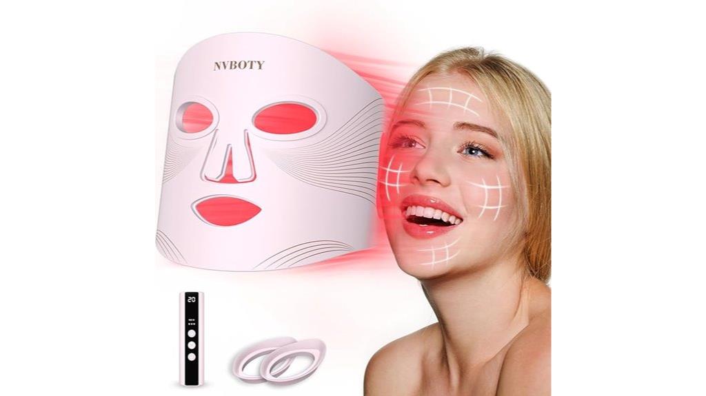 led face mask with modes