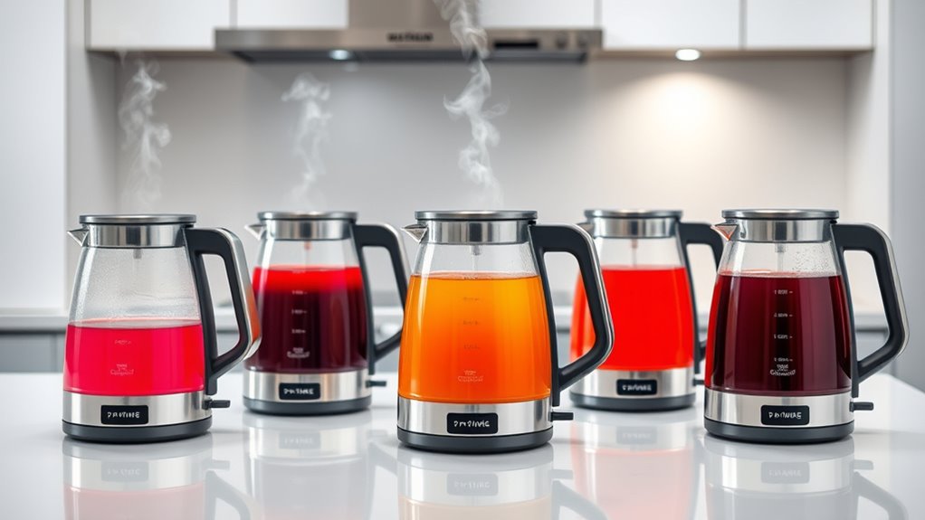 top electric kettles with temp