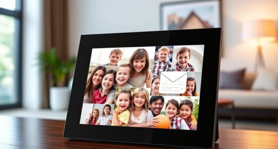 top email enabled digital frames