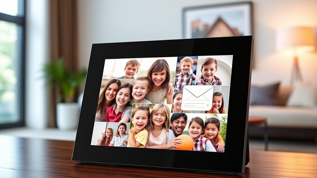 top email enabled digital frames