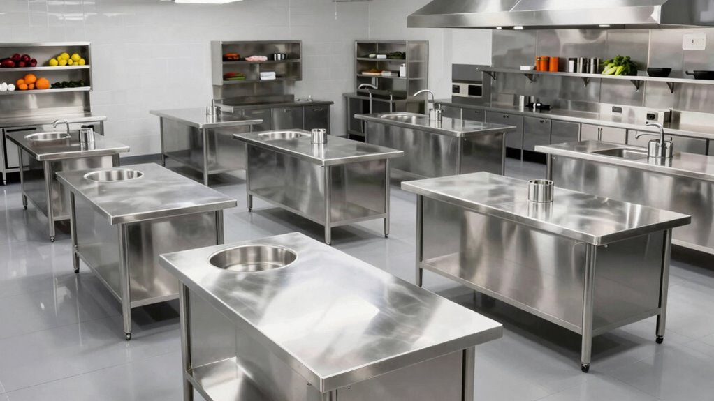 top 15 stainless steel prep tables