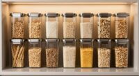 top grain storage container systems