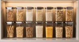 top grain storage container systems