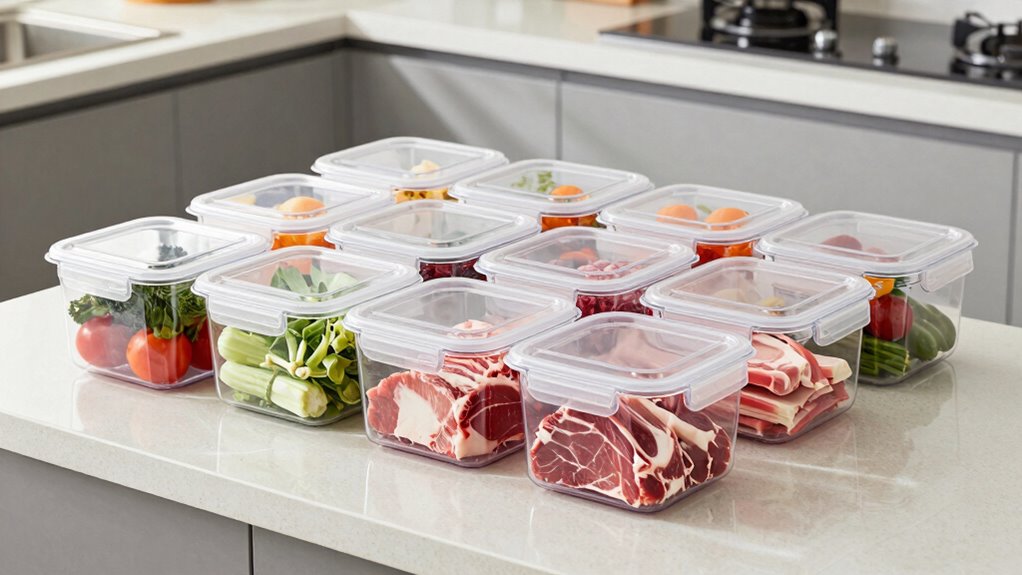 top meat lug storage bins