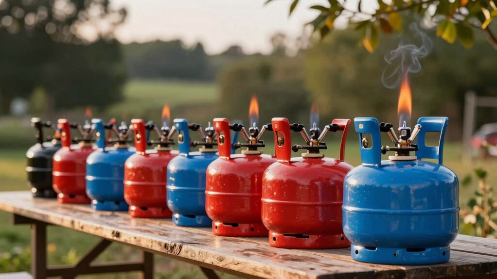 top propane canning burners