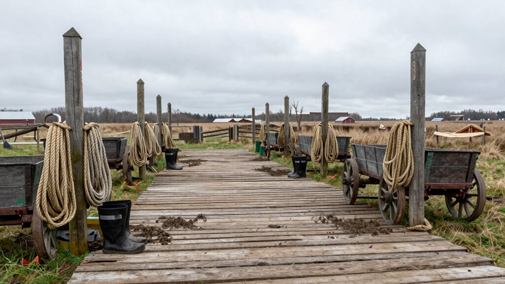 barns positioned for weather