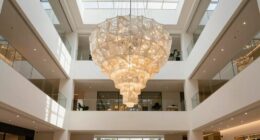 bold lighting for tall spaces