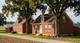 brick farmhouses in midwest