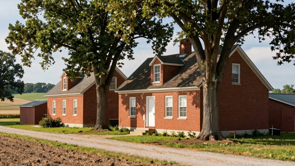 brick farmhouses in midwest