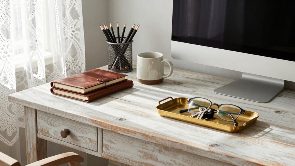careful farmhouse desk maintenance