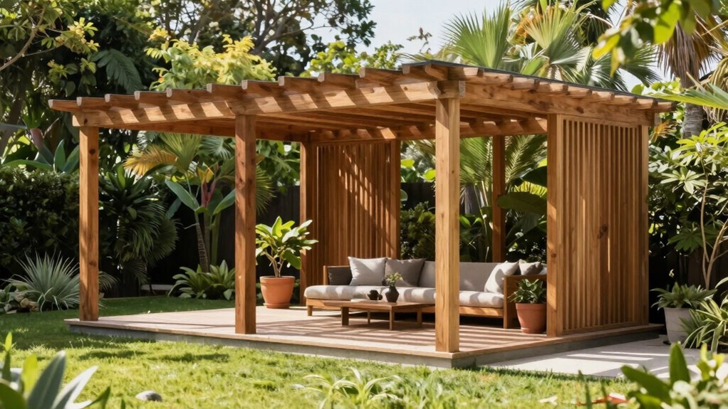 choosing appropriate pergola size