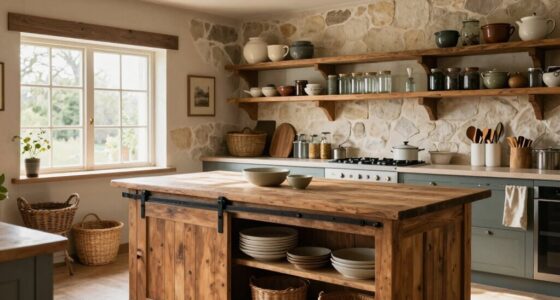 conceal clutter with storage