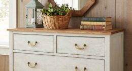 custom farmhouse dresser styling