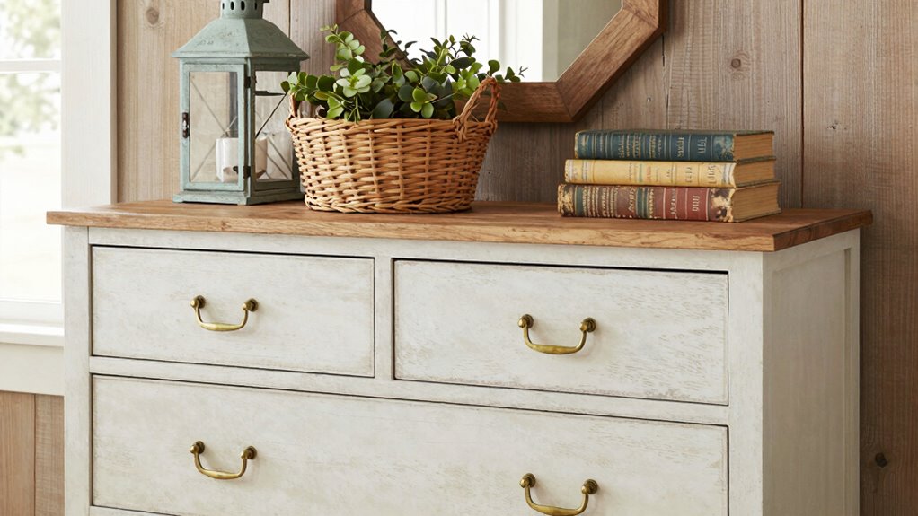 custom farmhouse dresser styling