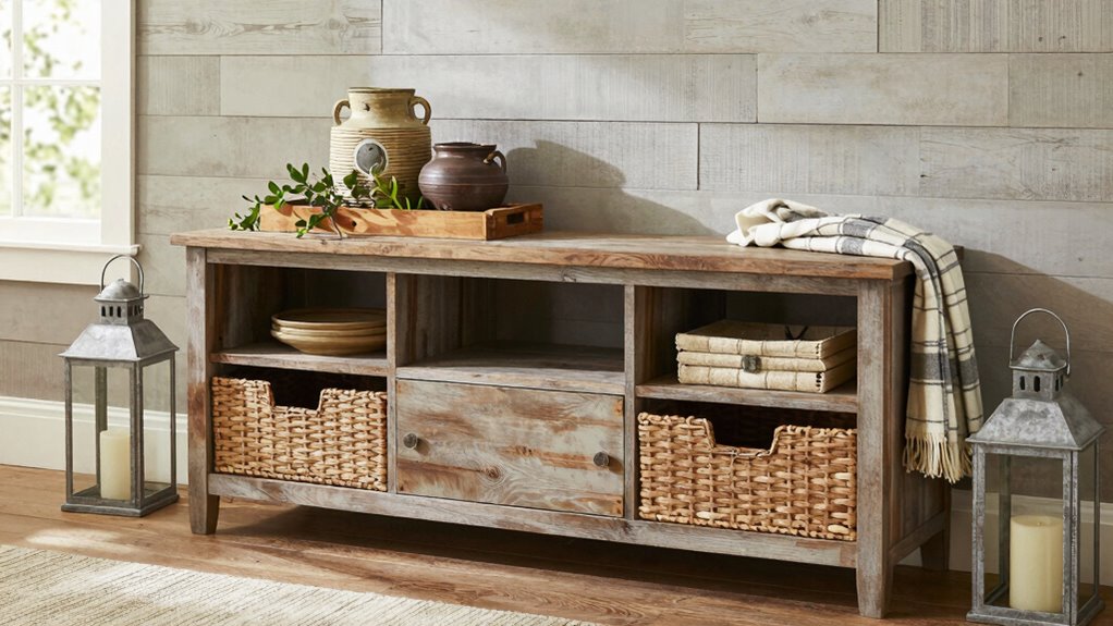 custom farmhouse tv styling