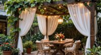 custom outdoor pergola styling