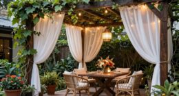 custom outdoor pergola styling