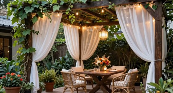 custom outdoor pergola styling