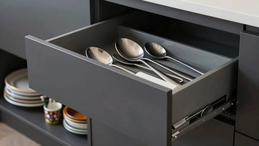 deep drawers maximize organized space