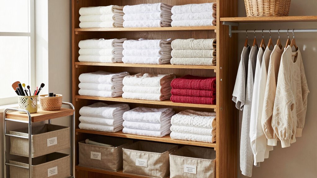 eco friendly diy linen storage