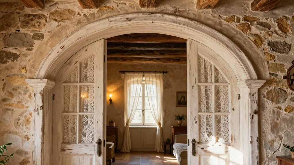 elegant rustic arched doorways