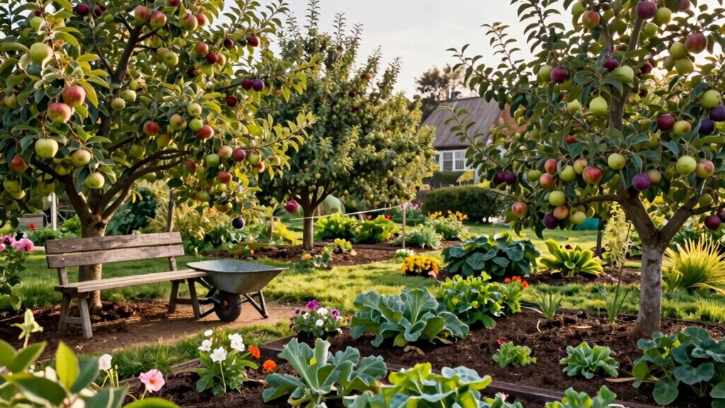 family friendly backyard orchard planning