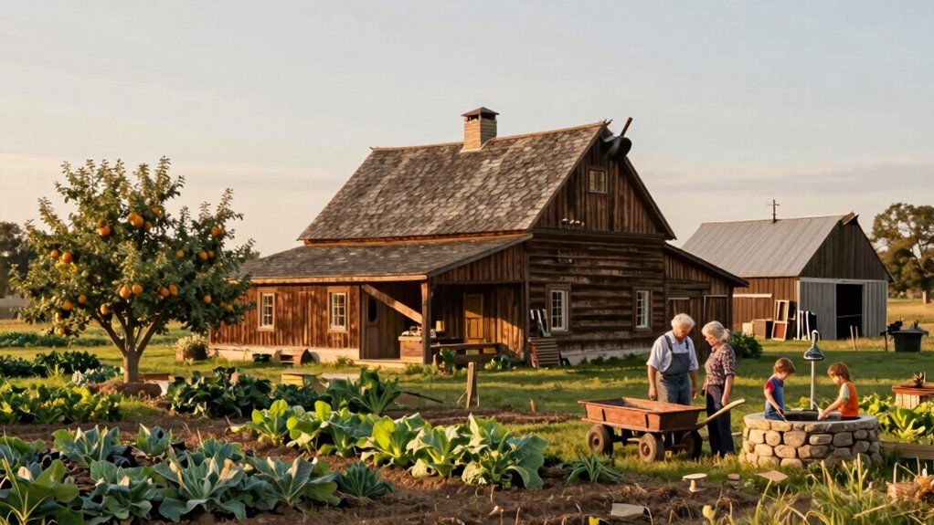 family land influences home traditions