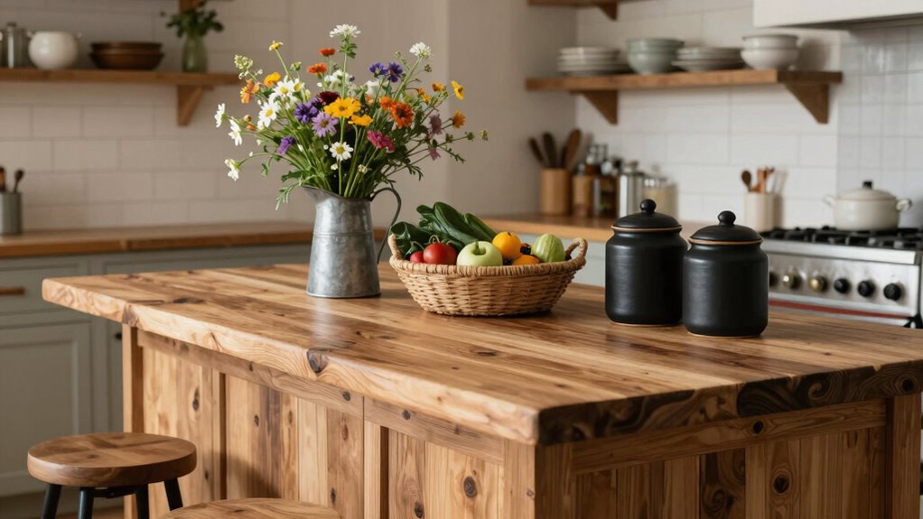 farmhouse charm with layered textures