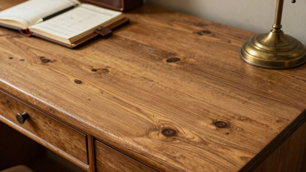 farmhouse desk aging guide