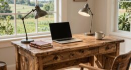 farmhouse desk size guide