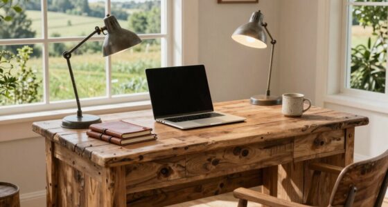farmhouse desk size guide
