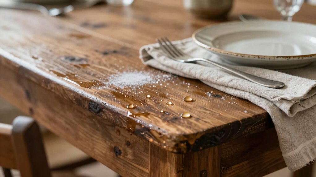 farmhouse dining set maintenance