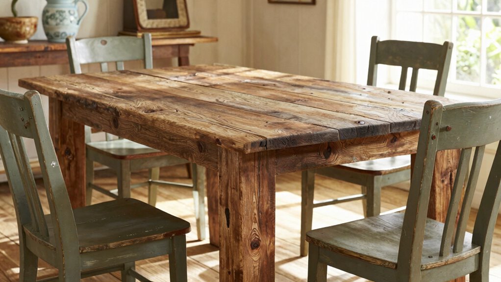 farmhouse dining set materials