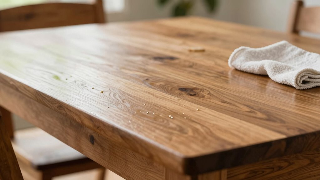 farmhouse table cleaning tips