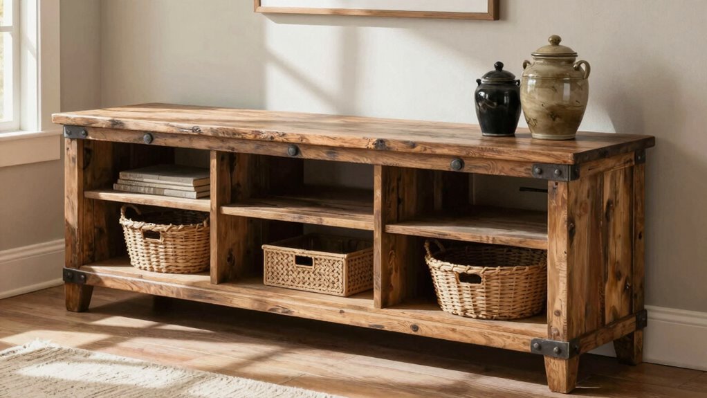 farmhouse tv stand dimensions