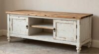farmhouse tv stand materials