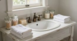 farmhouse vanity cleaning tips