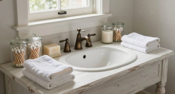 farmhouse vanity cleaning tips