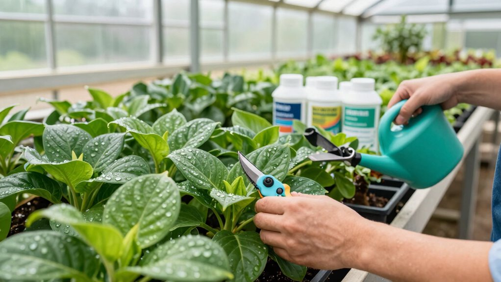greenhouse kit maintenance routine