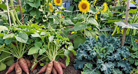 high calorie small space crops