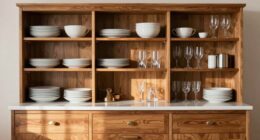 hutch outperforms upper cabinets