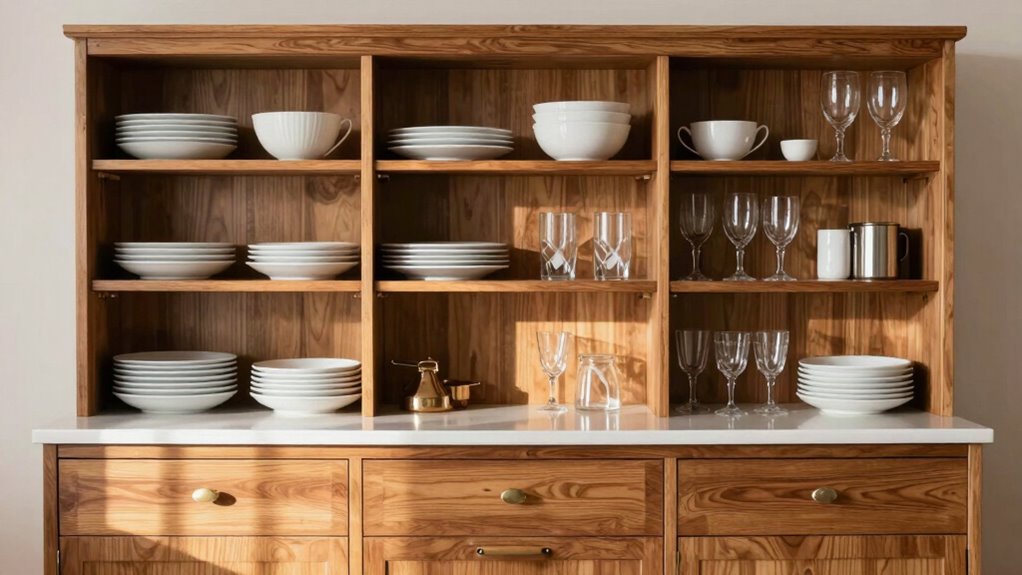 hutch outperforms upper cabinets