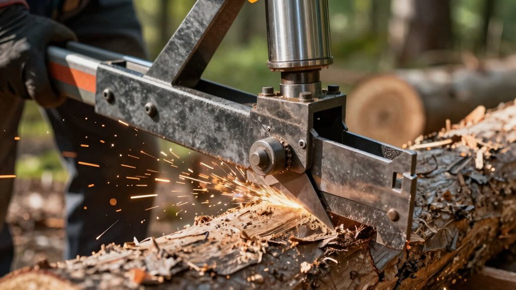 important log splitter features