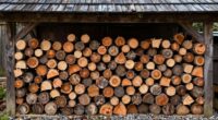 keep wood dry organized