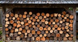 keep wood dry organized