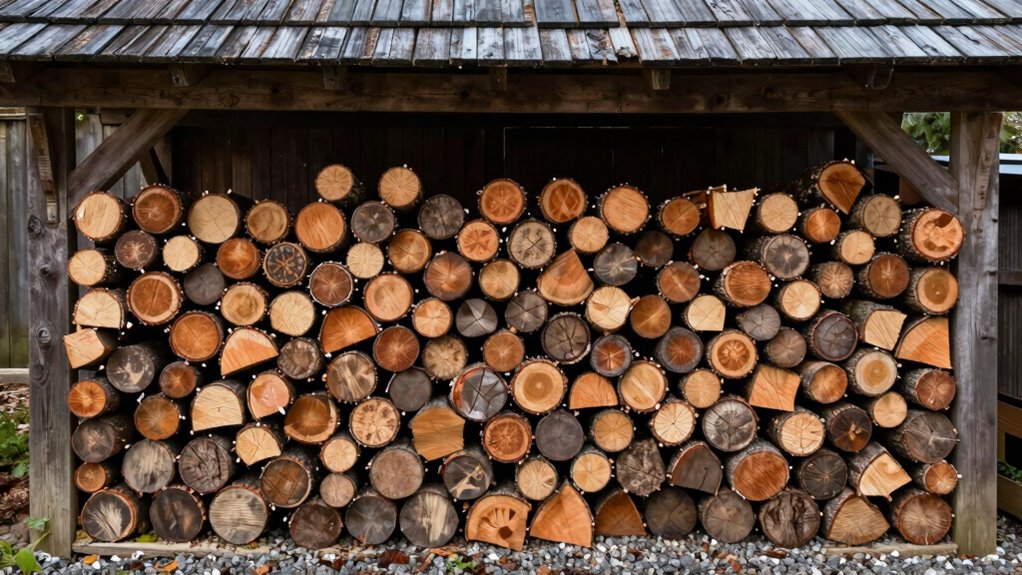 keep wood dry organized
