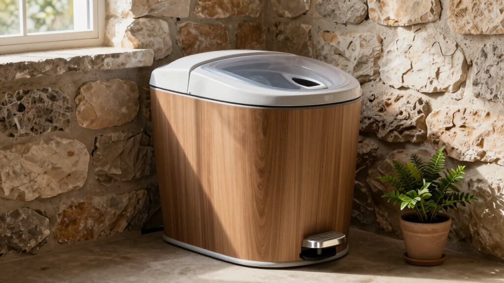 key composting toilet features