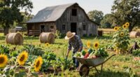 late summer homestead chores